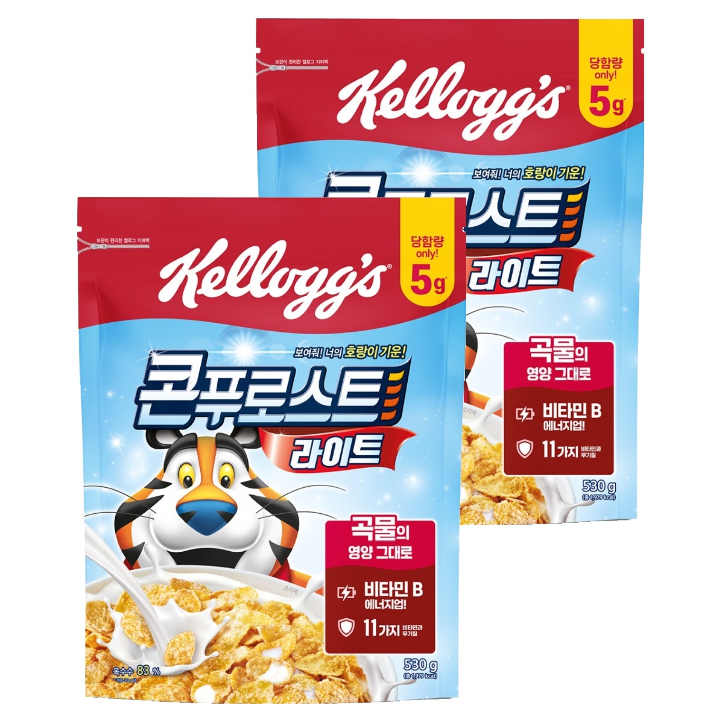 콘푸로스트 라이트 시리얼, 530g, 2개 (7,780원) (무료)