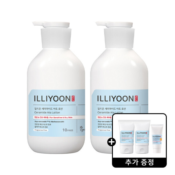일리윤 세라마이드 아토로션 564ml 2개 + 아토 로션 50ml 2개 증정 (27,670원) (무료)