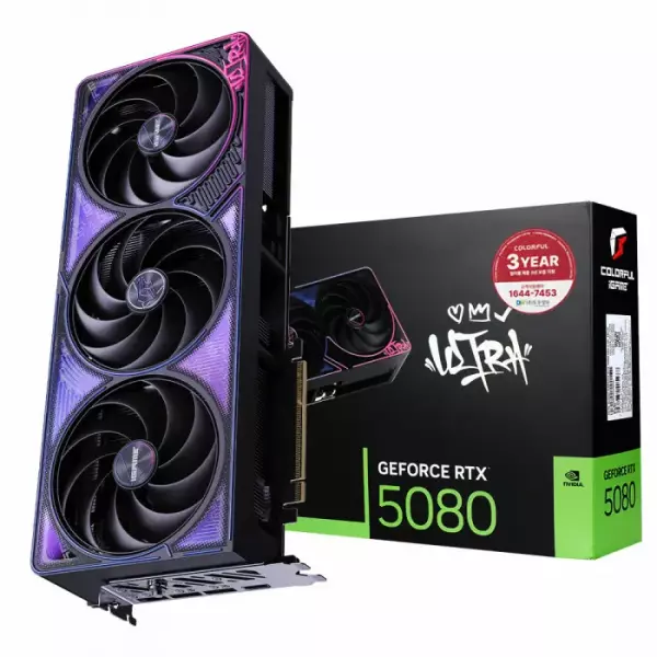 COLORFUL iGame 지포스 RTX 5080 ULTRA OC D7 16GB 도우정보(블랙, 화이트) (2,099,000원) (무료)