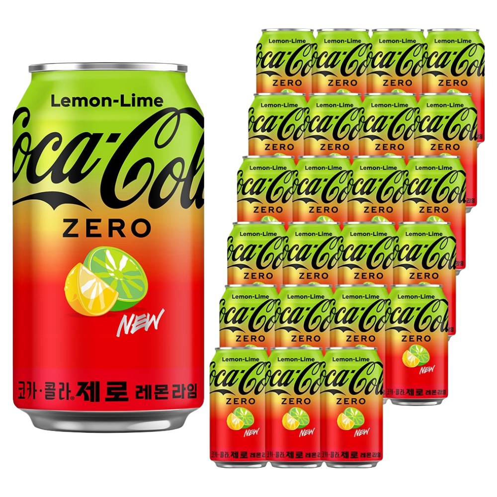 코카콜라 제로 레몬라임, 350ml, 24개 (12,990원) (무료)