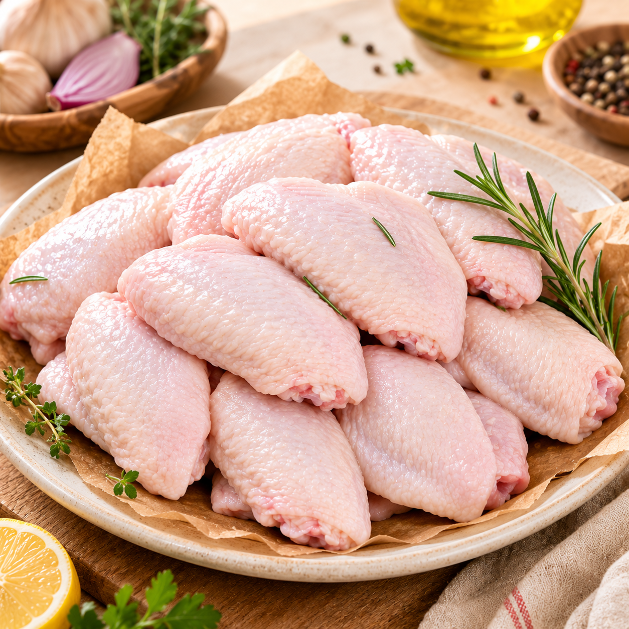 국내산 냉동 닭봉/닭윙 1kg x 2팩 (총 2kg) (12,990원) (무배)