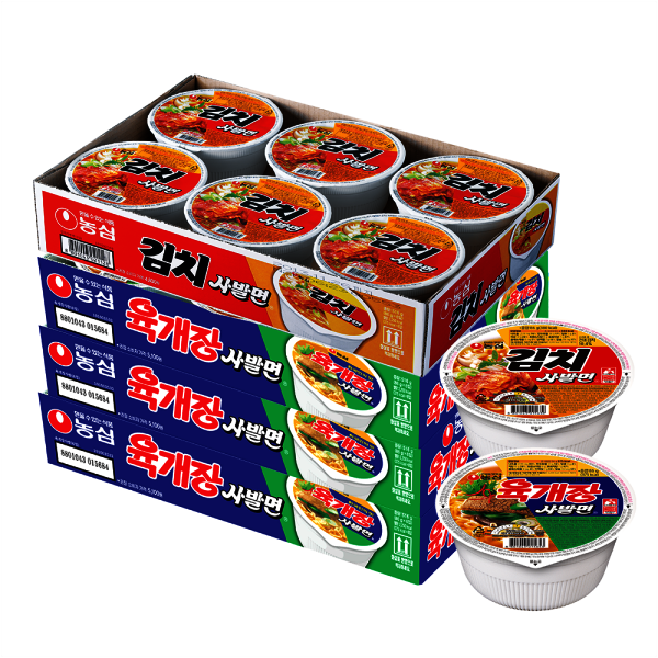 육개장사발면18개 + 김치사발면6개 (16,950원) (무료)