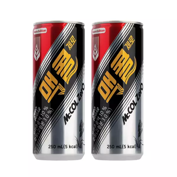 맥콜제로 250ml 30캔 (11,900원) (무료)