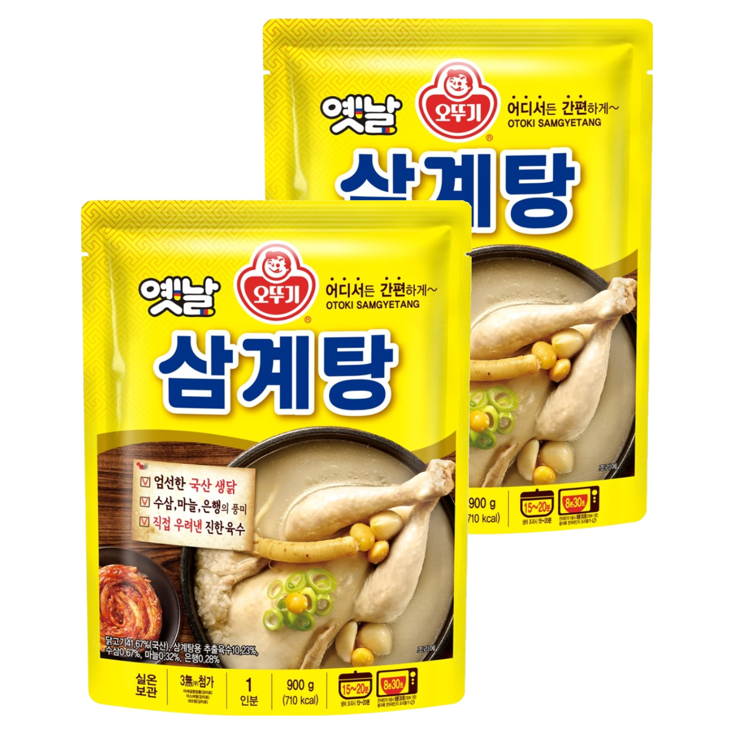 오뚜기 옛날 삼계탕 900g 2개 (6,050원) (무료)