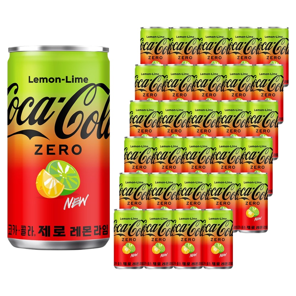 코카콜라 제로 레몬라임, 30개, 190ml (14,080원) (무료)