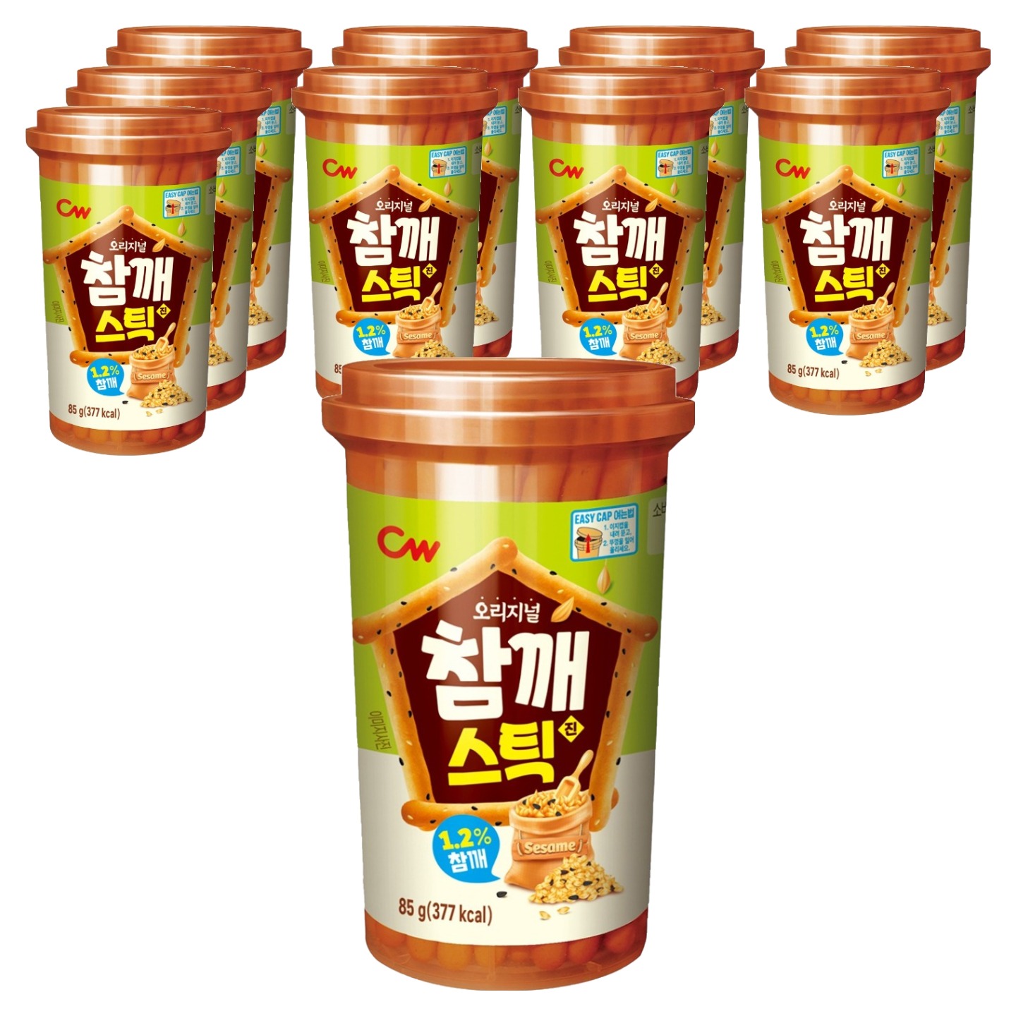 청우식품 참깨스틱 진 220g 5개 (10,500원) (무료)