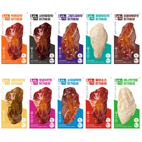 육식토끼 소스 닭가슴살 100g 30팩(15팩+15팩) (34,320원) (무료)