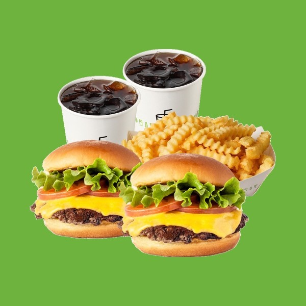 쉐이크쉑 SS 쉑버거2+소다2+프라이 (18,200원) (무료)