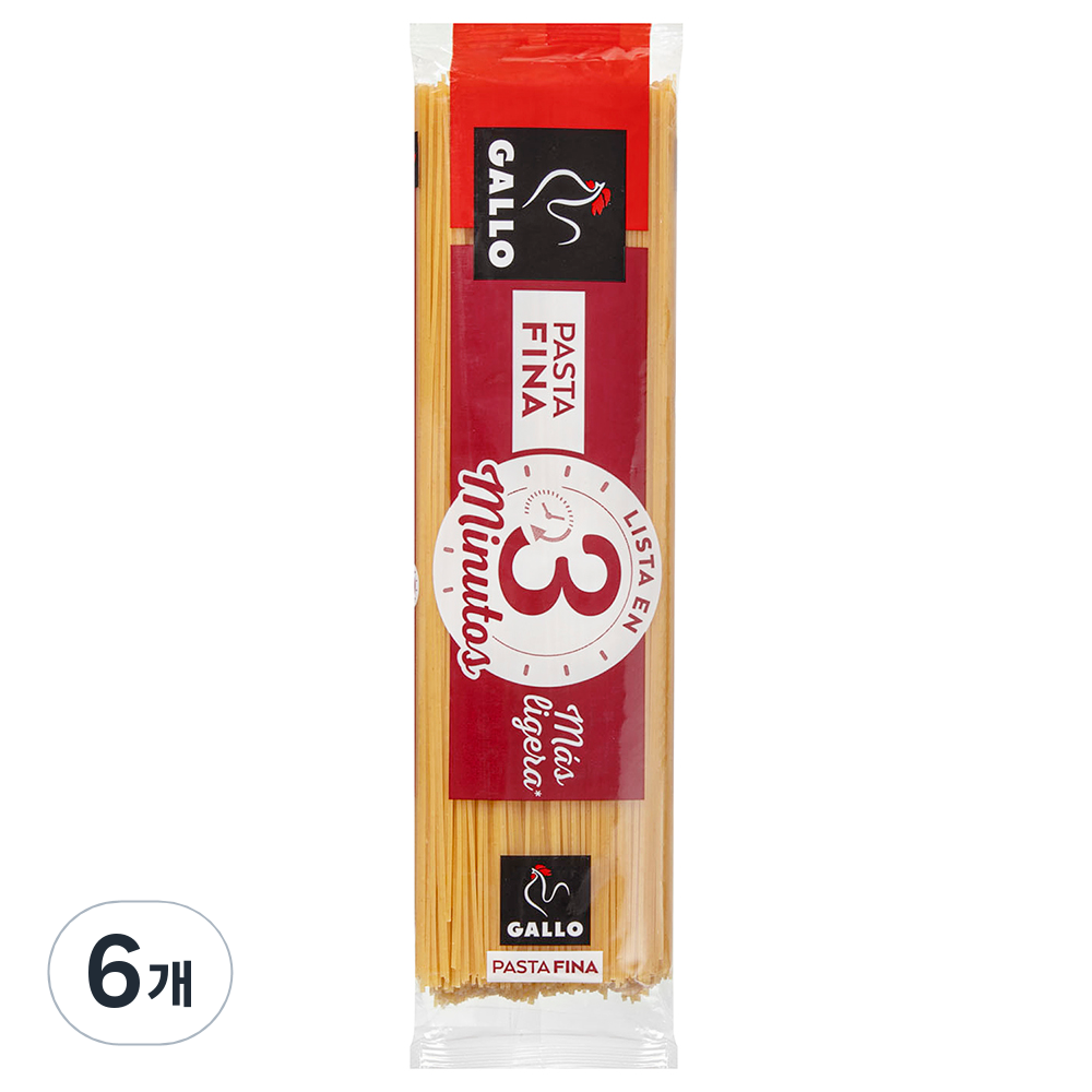 갈로 씬 3분 스파게티, 400g, 6개 (7,760원) (무료)