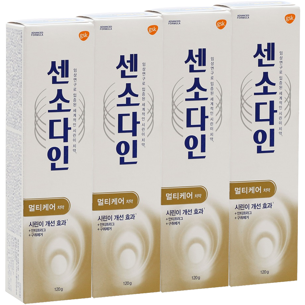 센소다인 멀티케어 치약, 100g, 3개 (9,960원) (무료)