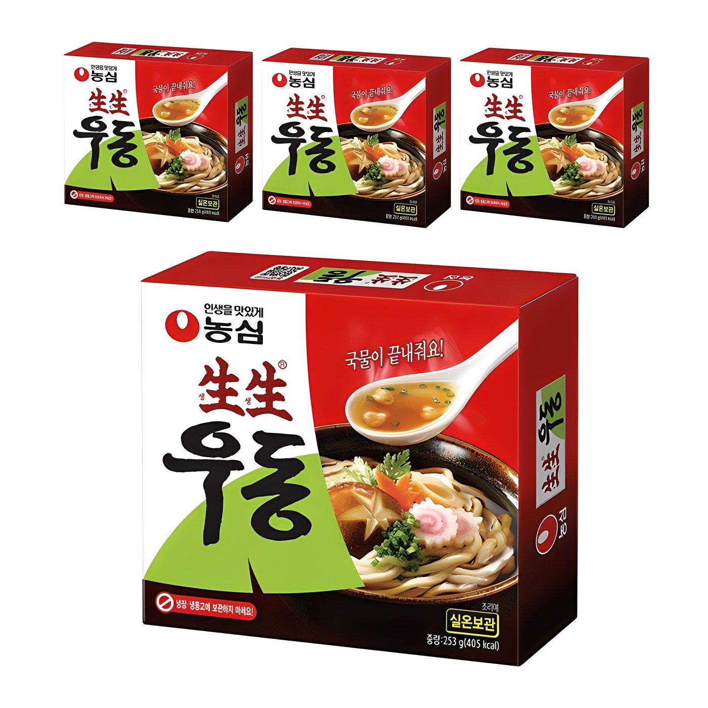 생생우동, 253g, 4개 (6,580원) (무료)