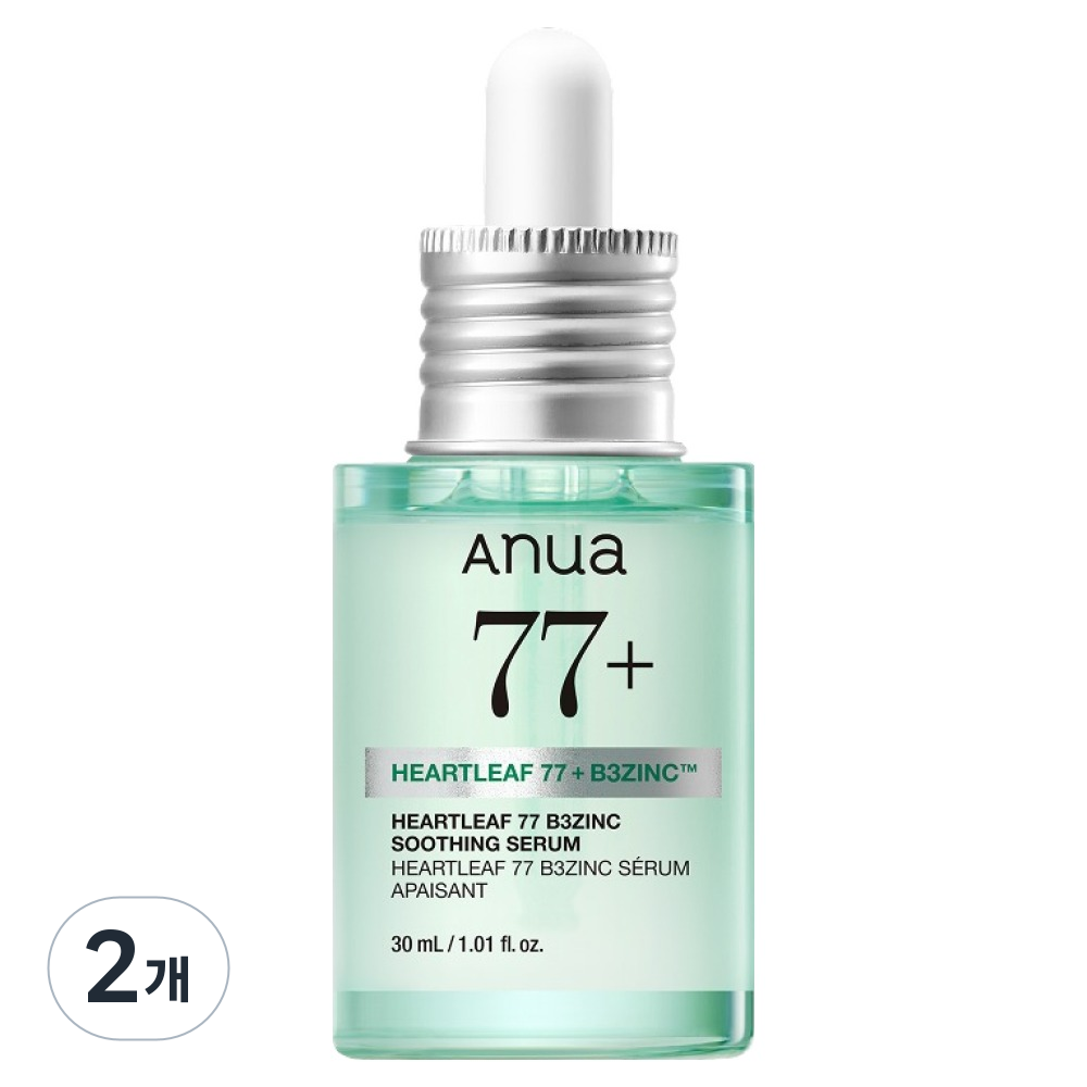 아누아 어성초 77 B3징크 트러블 세럼, 30ml, 2개 (22,960원) (0원)