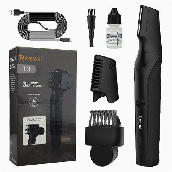 Resuxi T3 3in1 3헤드 남성용 바디면도기 바디트리머 (11,360원) (무료)