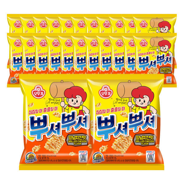 오뚜기 뿌셔뿌셔 양념치킨맛 90G 24개 (12,900원) (무료)